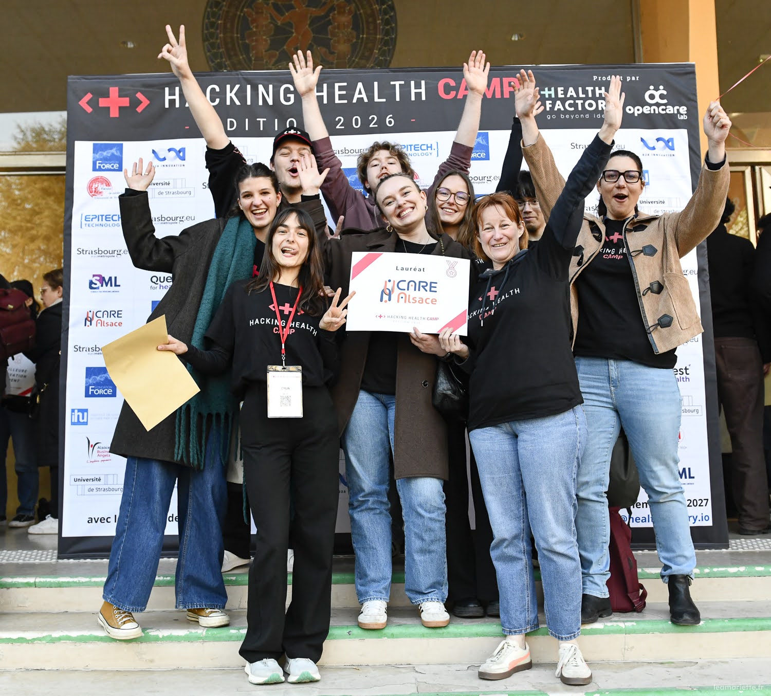 L'équipe Visisurg lauréate